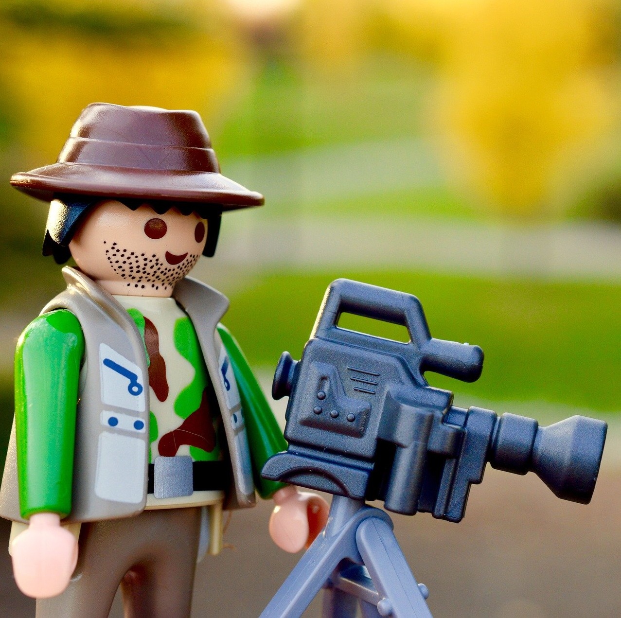 Lego réalisateur avec sa caméra